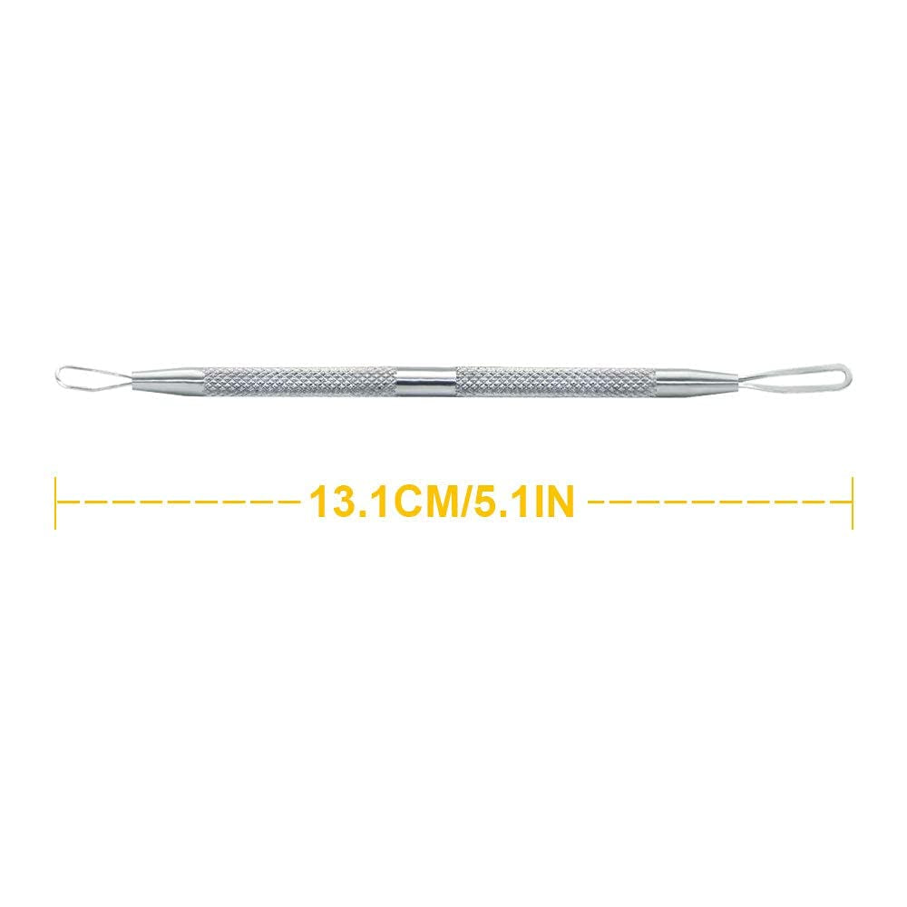 Surgimac Blackhead Remover Pimple Popper Tool, Acne Comedone Extractor, Blemish Whitehead Zit Removing Tool for Nose Face, Stainless Steel