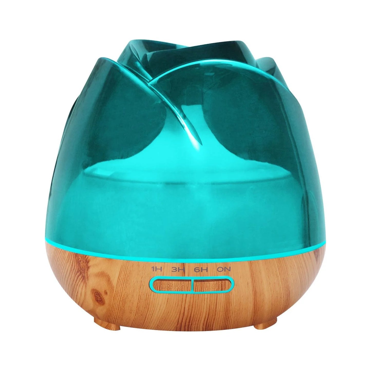 Big Rose Aromatherapy Machine Household 400Ml Wood Grain Aromatherapy Machine Humidifier Flower Bud Aroma Machine Birthday Gifts for Women Items for Women