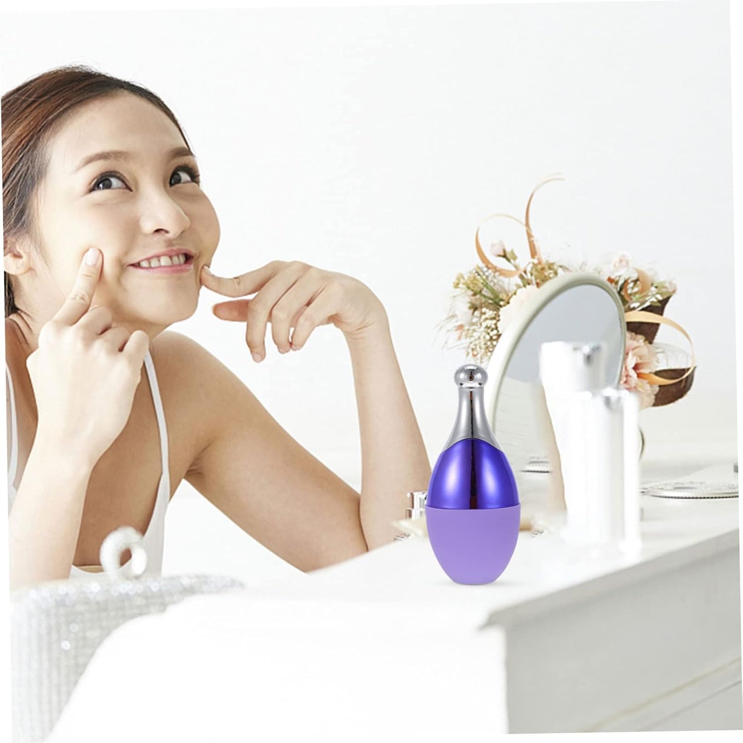 Hemoton Silicone Spray Ice Face Ice Roller Ice Roller for Face and Eye Ice Roller Mold Skin Care Tool Face Beauty Tool Skin Massage Ice Roller Spray Bottle Facial Massager Skin Ice Roller