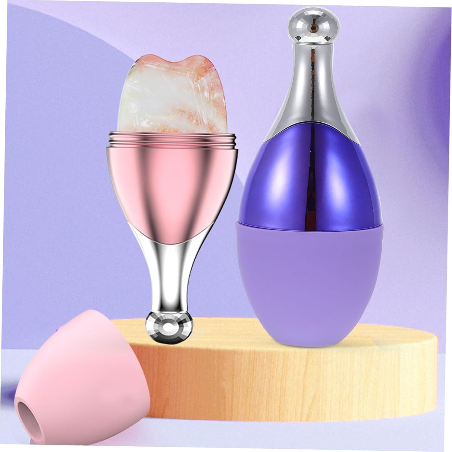 Hemoton Silicone Spray Ice Face Ice Roller Ice Roller for Face and Eye Ice Roller Mold Skin Care Tool Face Beauty Tool Skin Massage Ice Roller Spray Bottle Facial Massager Skin Ice Roller