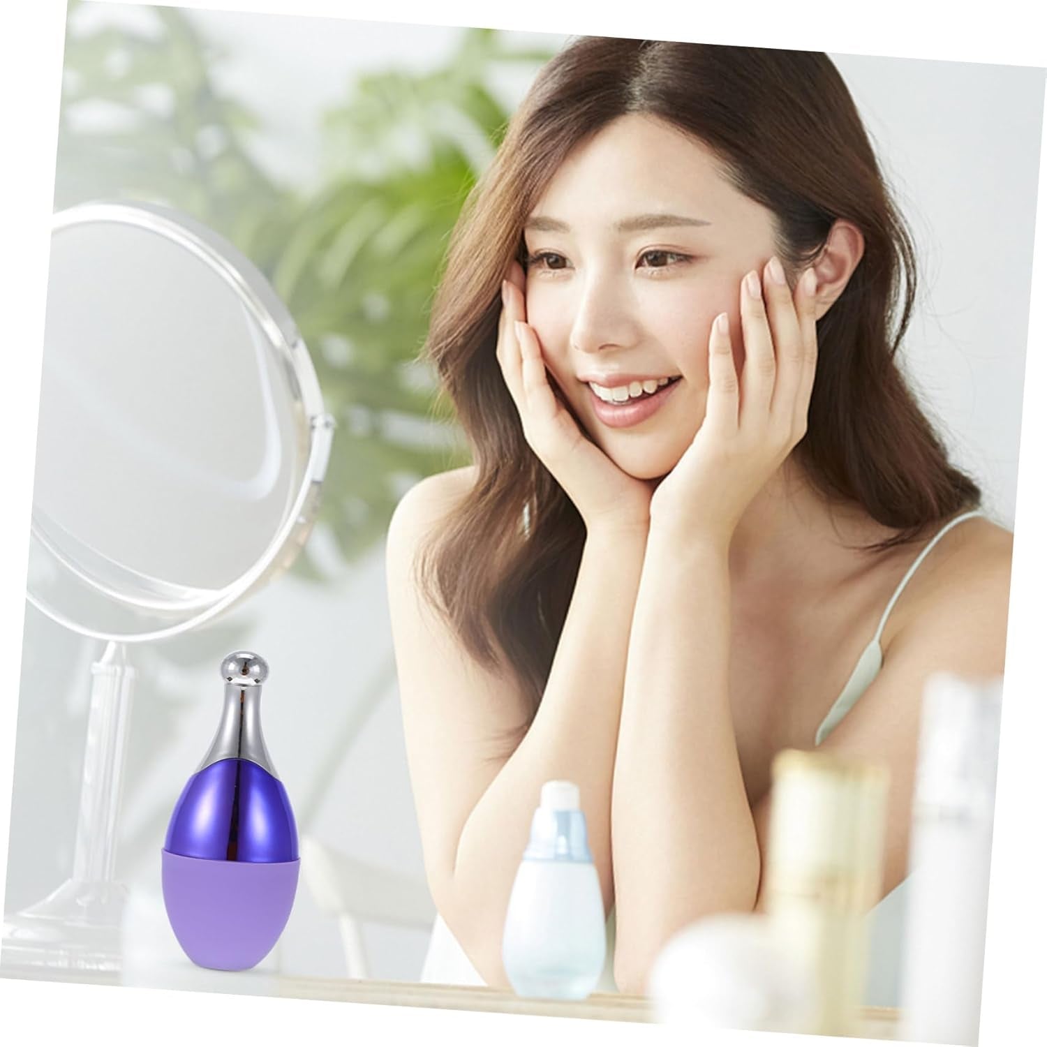 Hemoton Silicone Spray Ice Face Ice Roller Ice Roller for Face and Eye Ice Roller Mold Skin Care Tool Face Beauty Tool Skin Massage Ice Roller Spray Bottle Facial Massager Skin Ice Roller