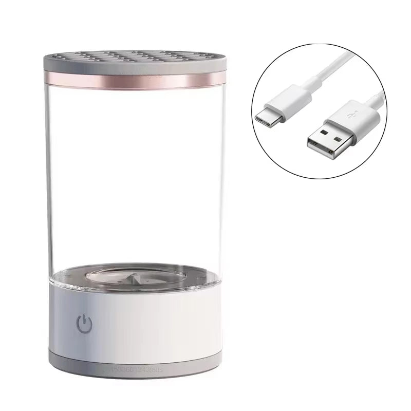 Electric Makeup Brush Cleaner Rechargeable Makeup Brushes Cleaning Tool Automatic Makeup Brush Cleaning Stand Device
