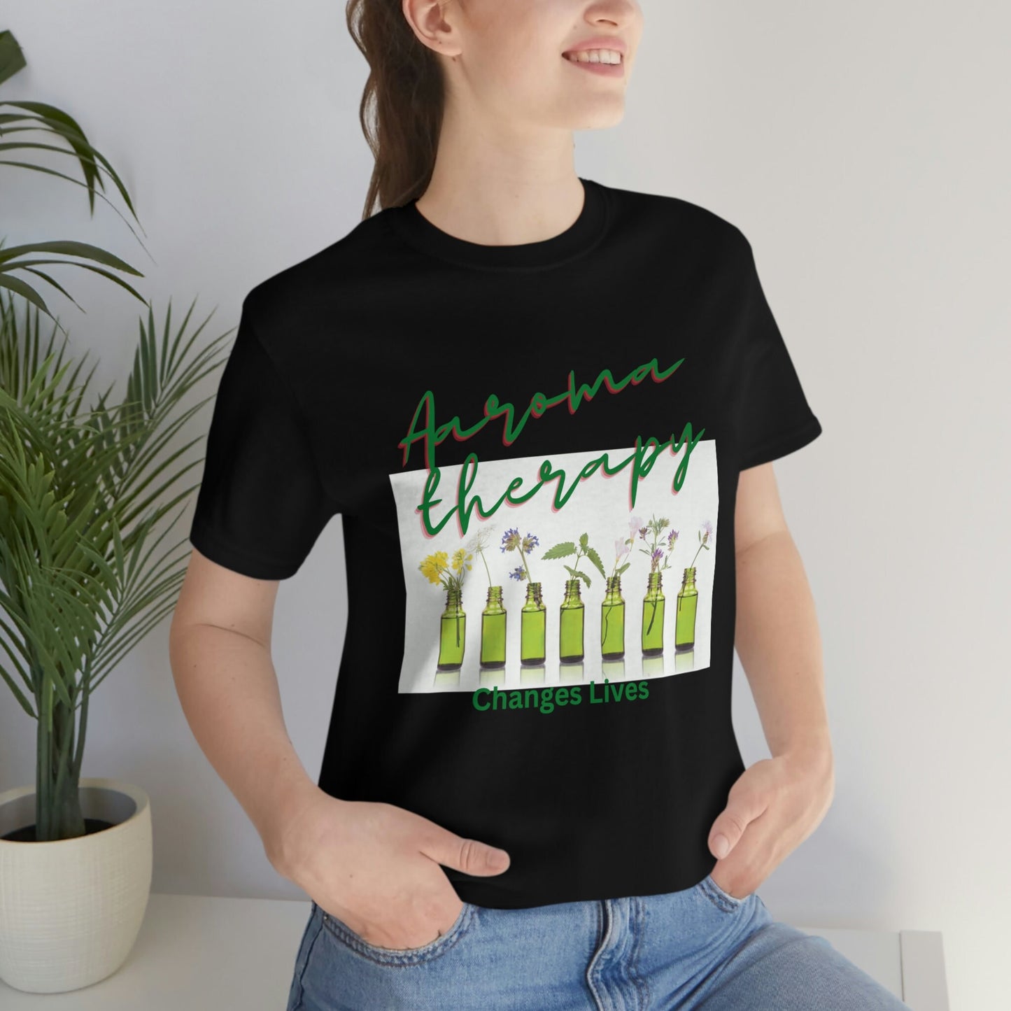 Aromatherapy Changes Lives Unisex Jersey Tee