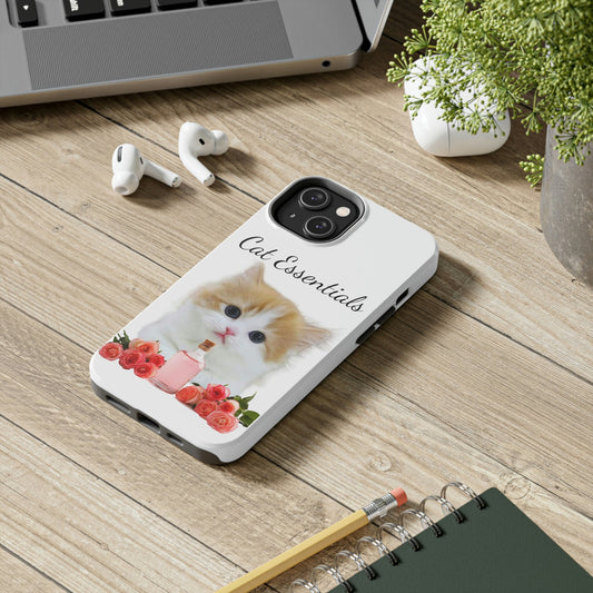 Essential Oil Cat 8 Tough Phone Cases, Case-Mate