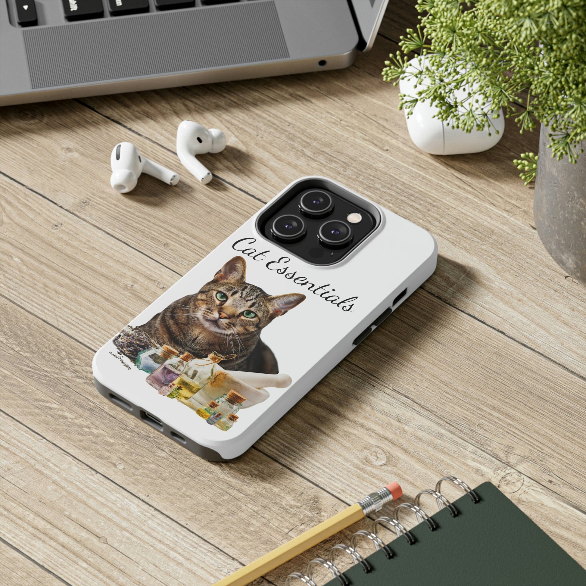 Essential Oil Cat 10 Tough Phone Cases, Case-Mate