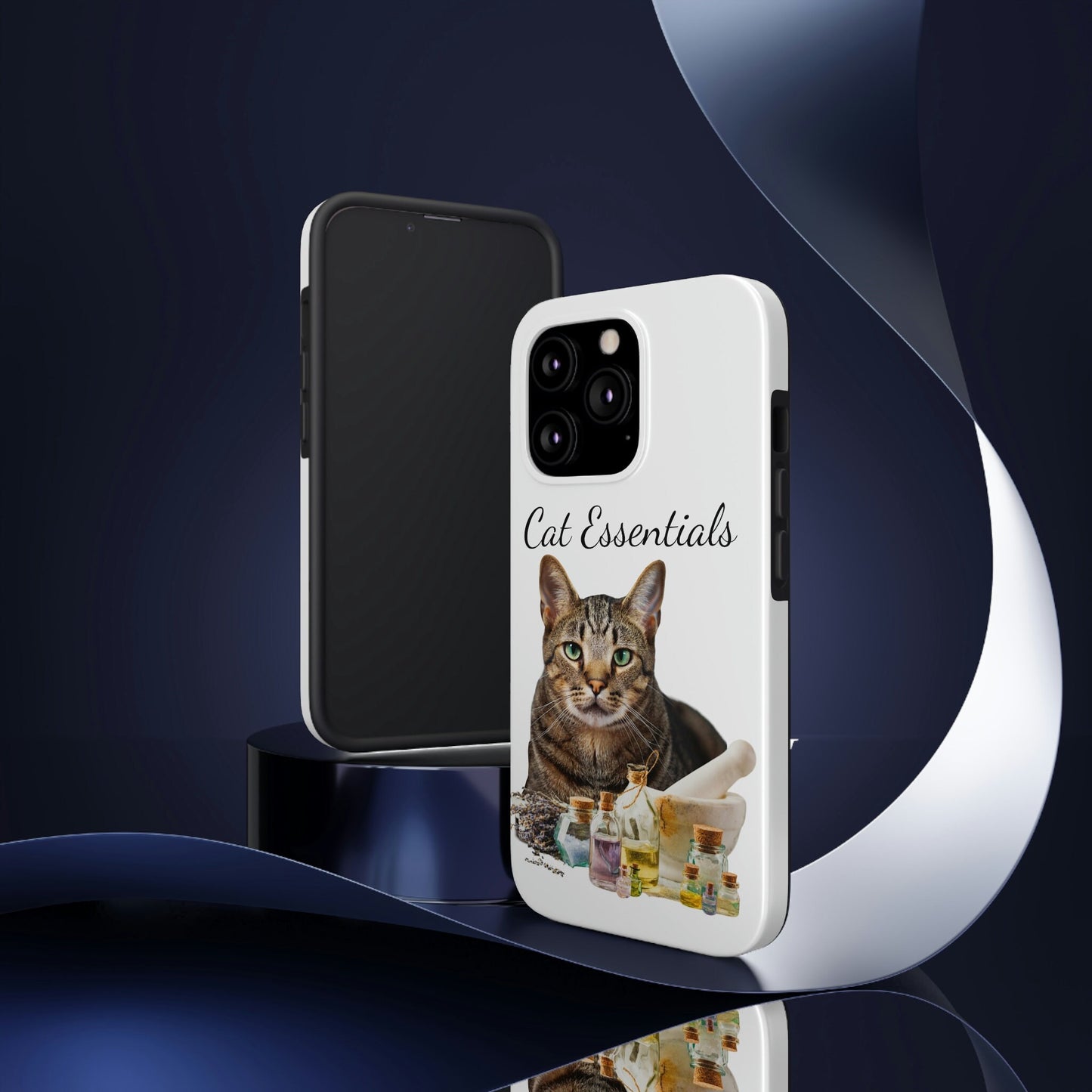 Essential Oil Cat 10 Tough Phone Cases, Case-Mate