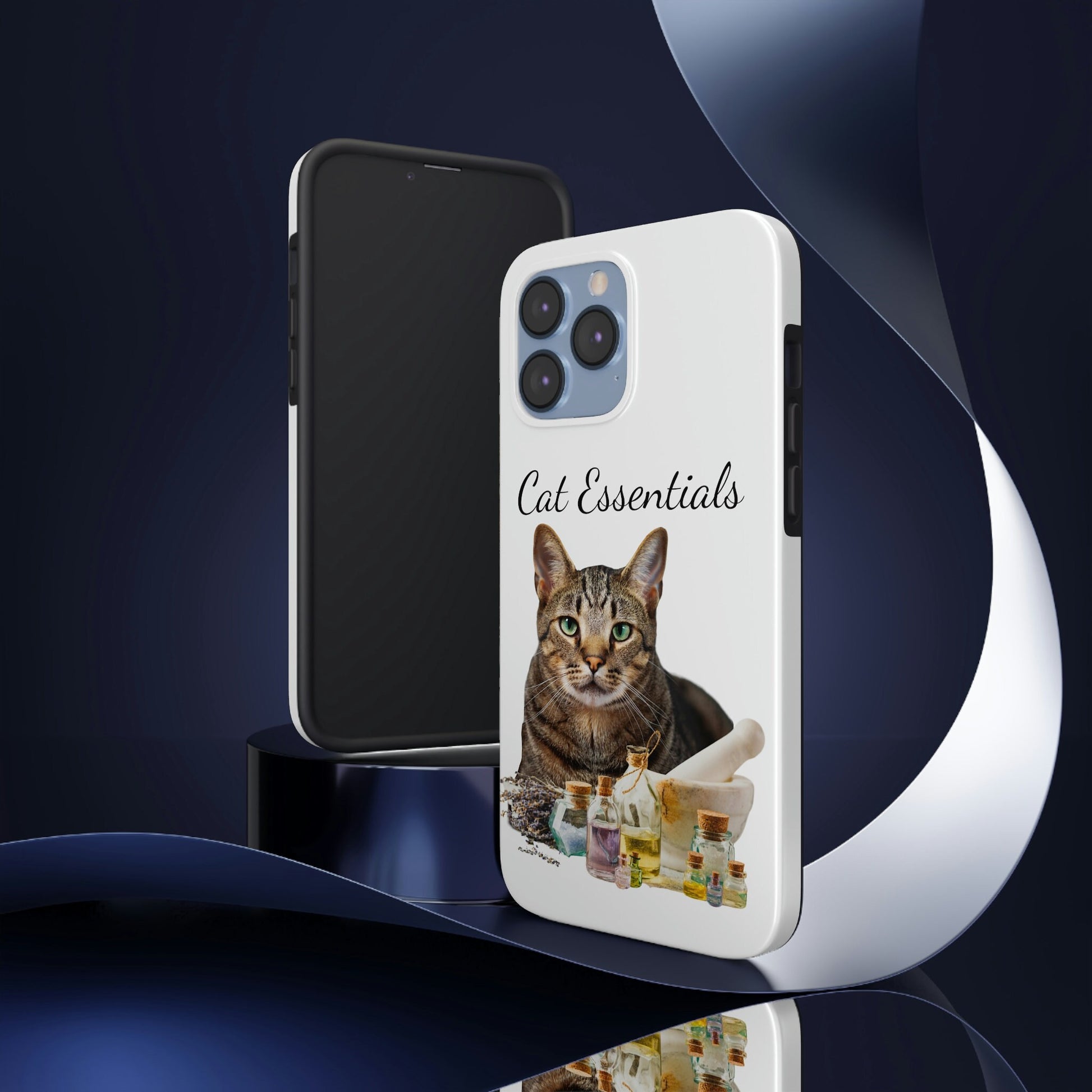Essential Oil Cat 10 Tough Phone Cases, Case-Mate
