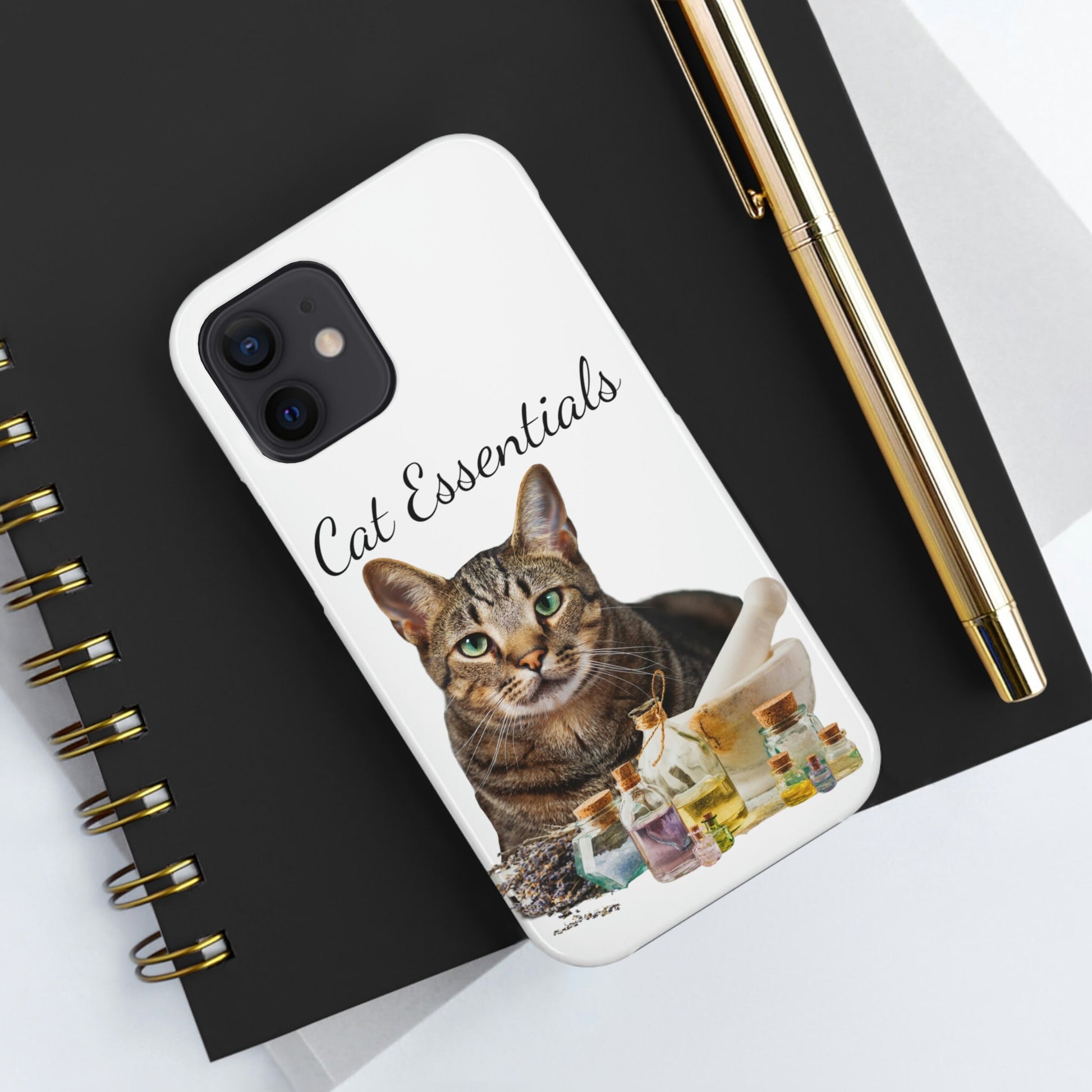 Essential Oil Cat 10 Tough Phone Cases, Case-Mate