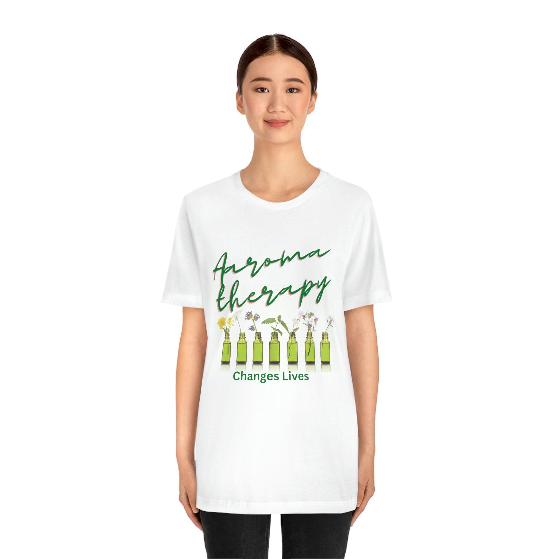 Aromatherapy Changes Lives Unisex Jersey Tee