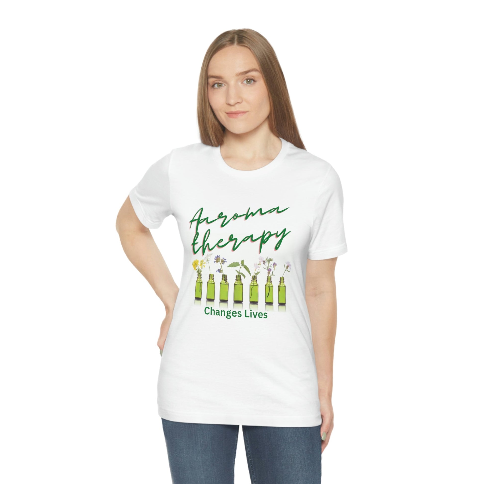 Aromatherapy Changes Lives Unisex Jersey Tee