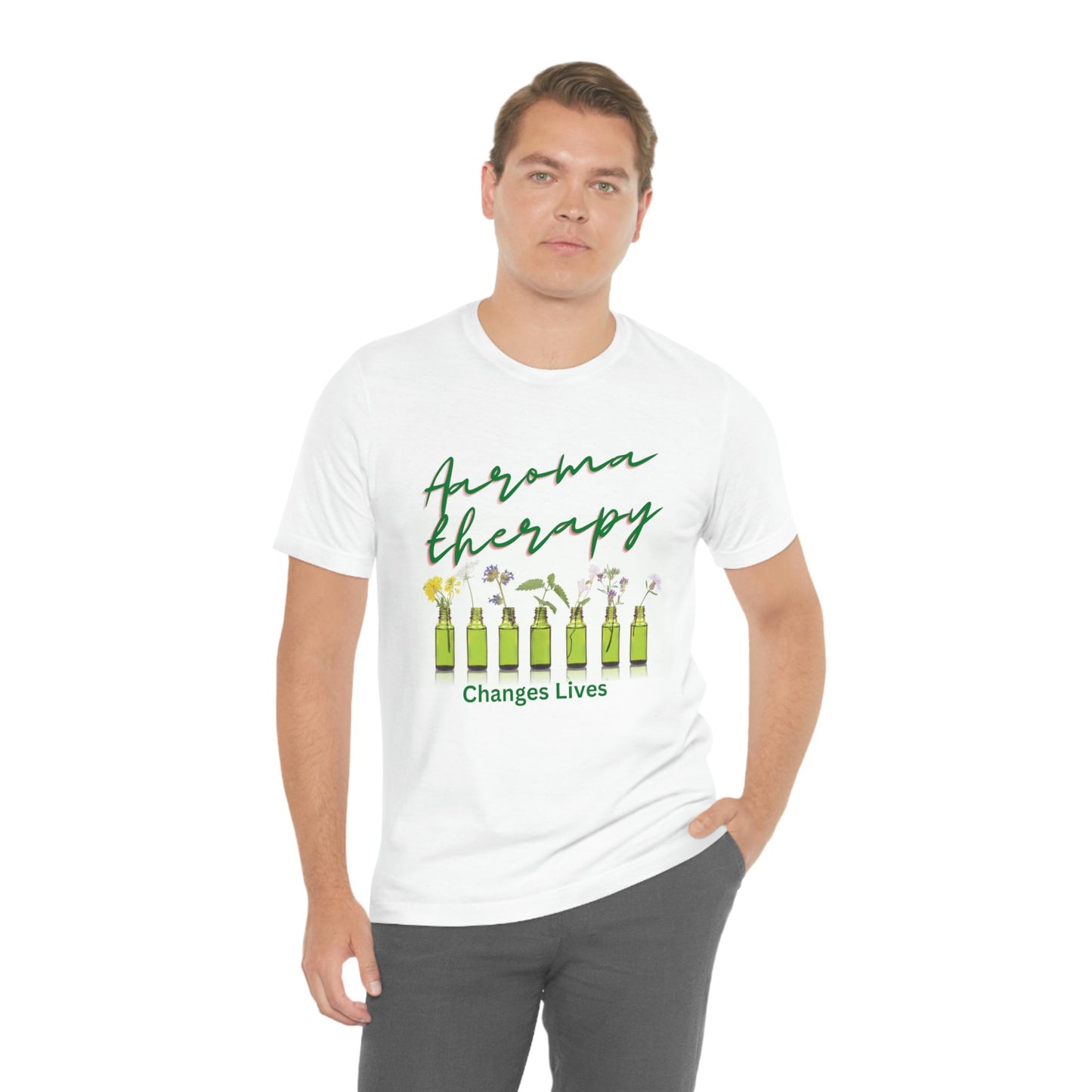 Aromatherapy Changes Lives Unisex Jersey Tee