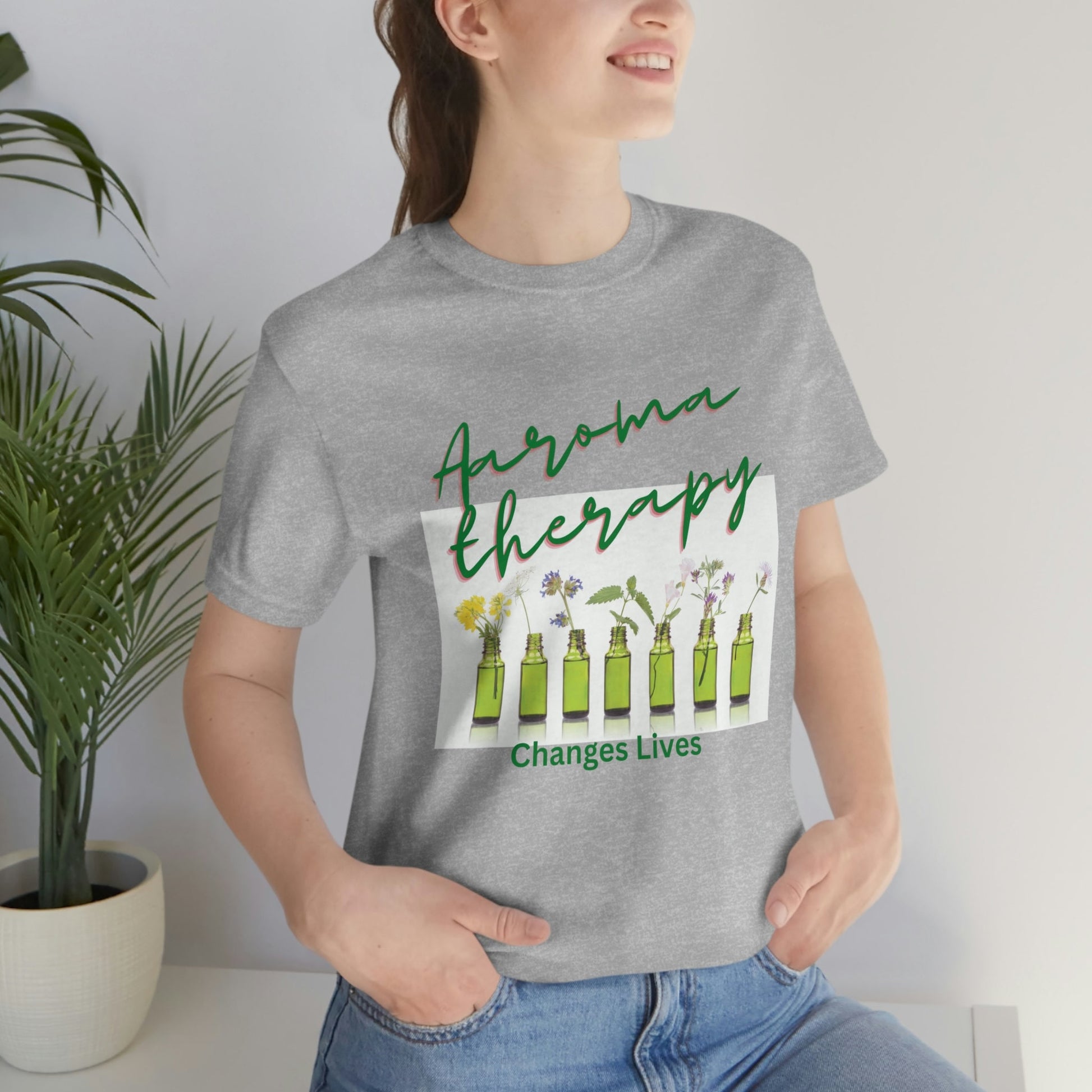 Aromatherapy Changes Lives Unisex Jersey Tee