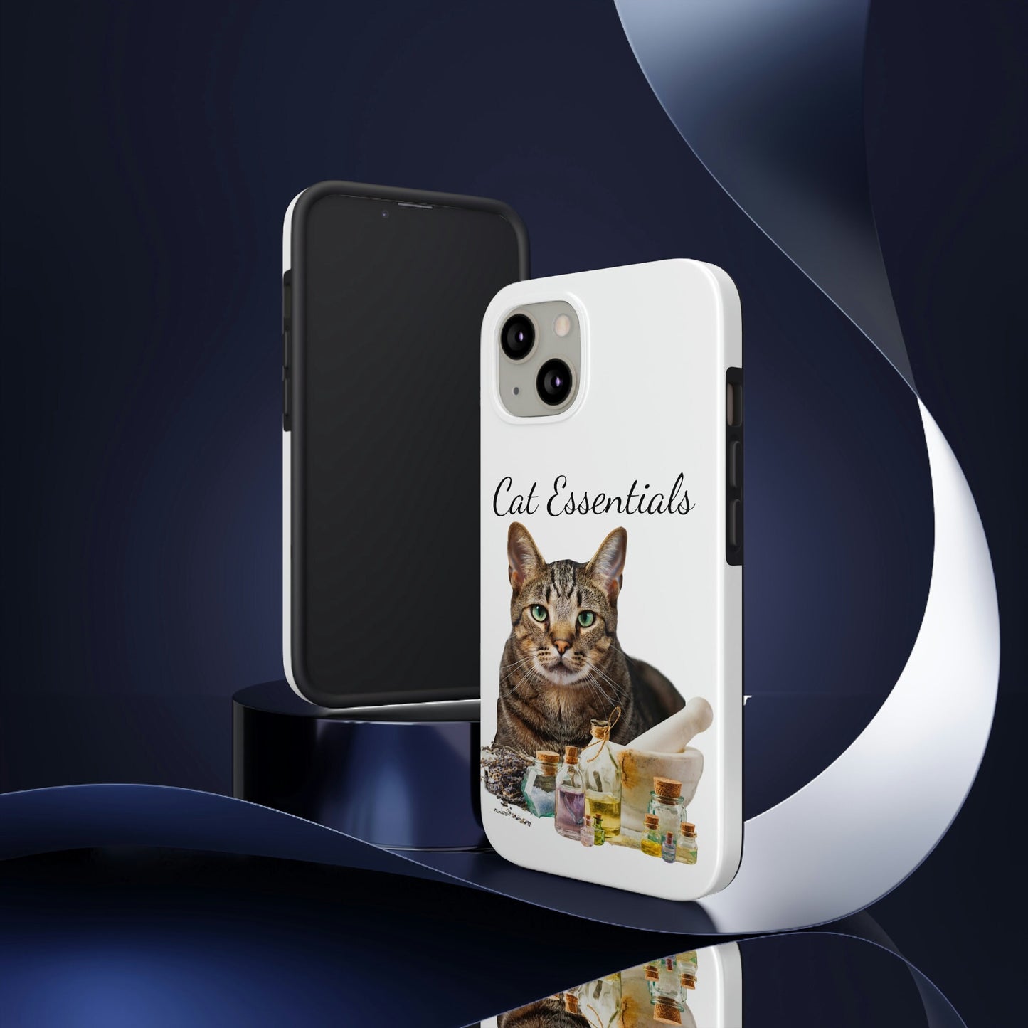 Essential Oil Cat 10 Tough Phone Cases, Case-Mate