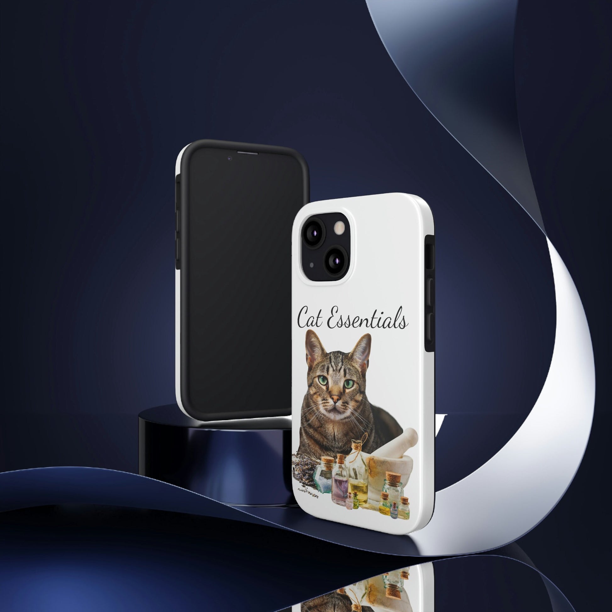 Essential Oil Cat 10 Tough Phone Cases, Case-Mate