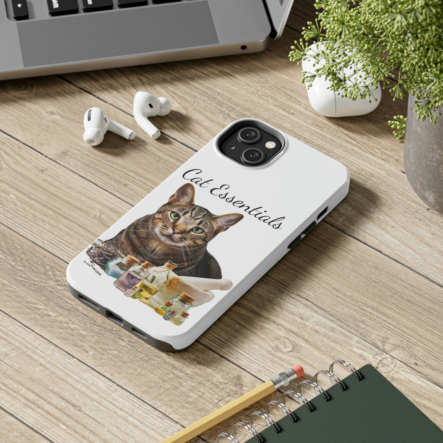 Essential Oil Cat 10 Tough Phone Cases, Case-Mate