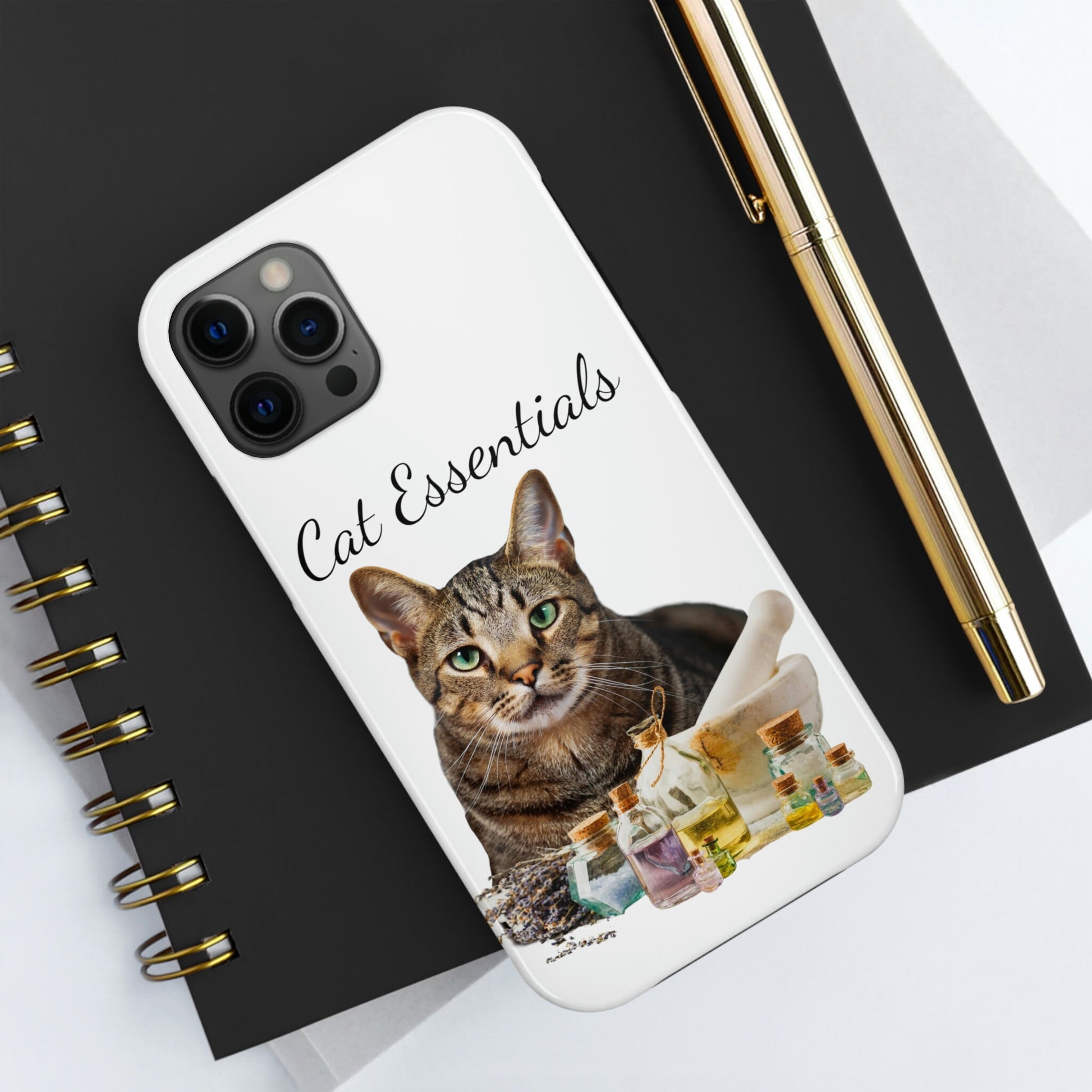 Essential Oil Cat 10 Tough Phone Cases, Case-Mate